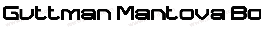 Guttman Mantova Bold字体转换